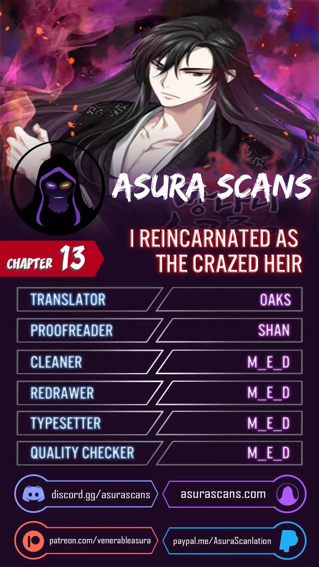 I Reincarnated As The Crazed Heir Chapter 13 1